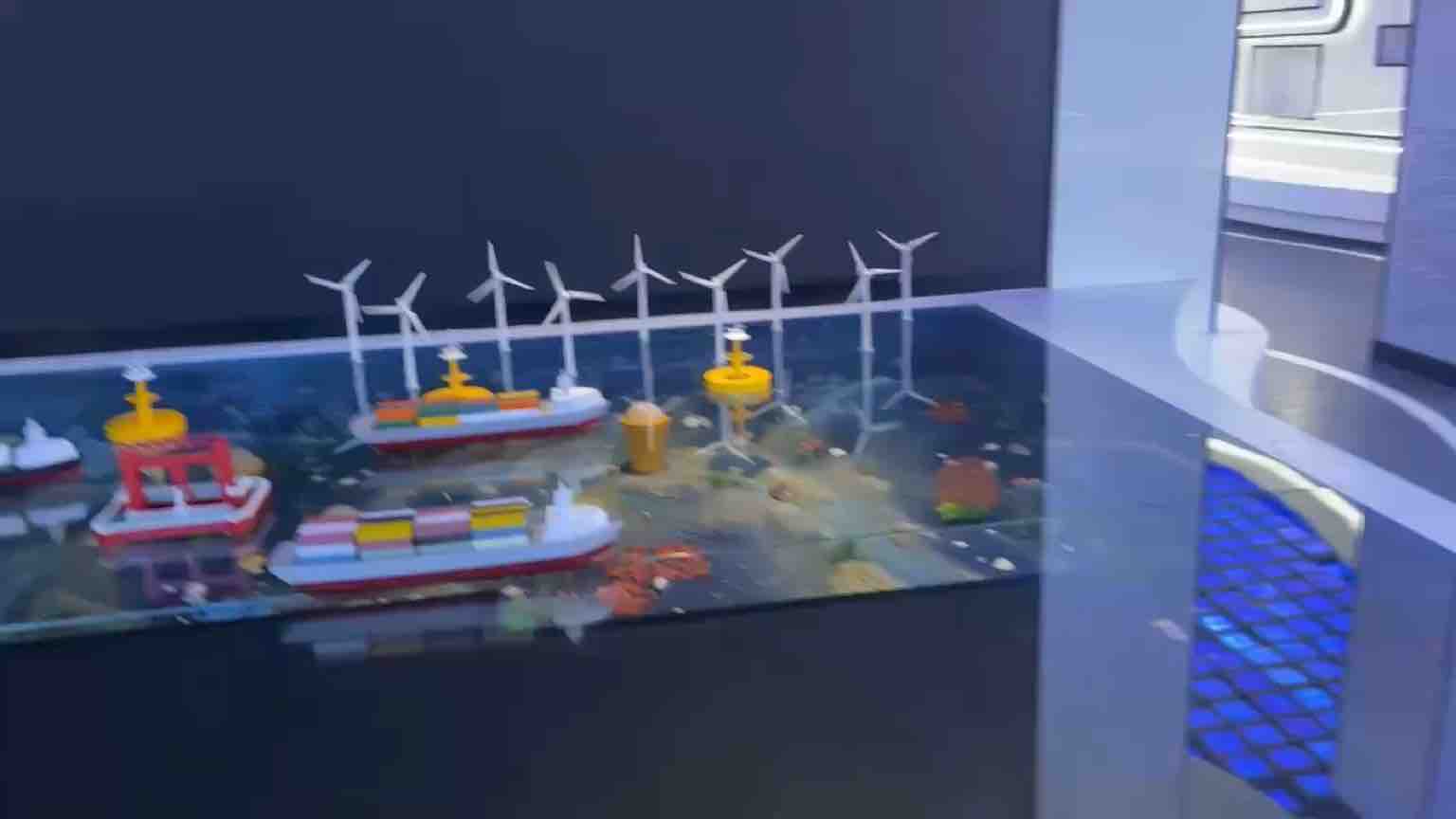 舟山海洋大學(xué)海上光伏資源沙盤