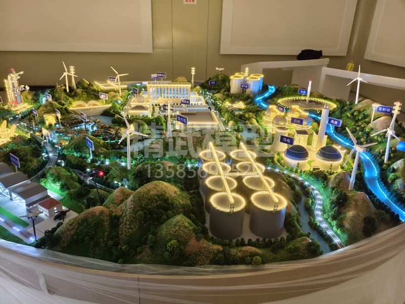 精武模型4月制作完成的沙盤模型